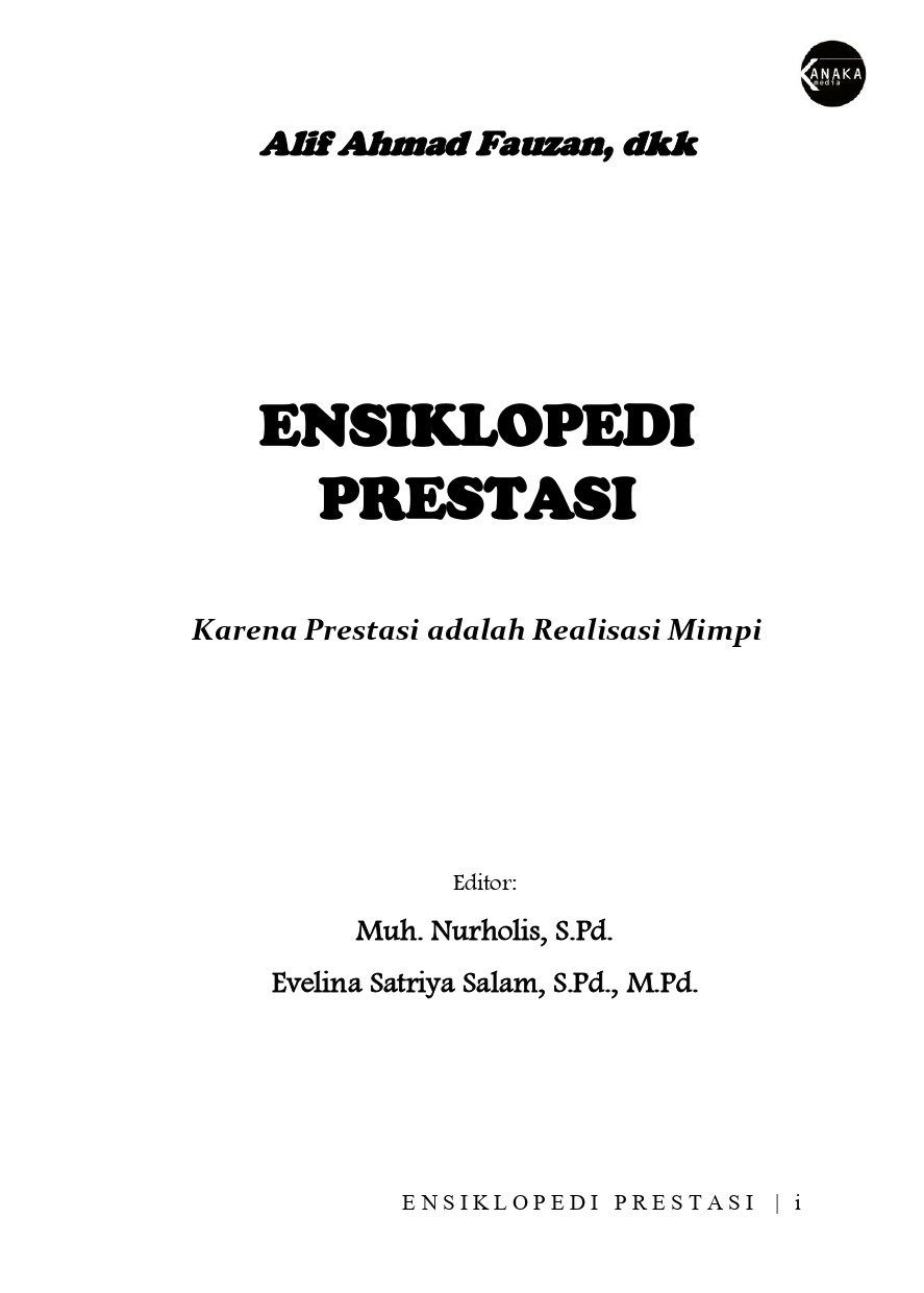 Cover ENSIKLOPEDI PRESTASI: Karena Prestasi adalah Realisasi Mimpi